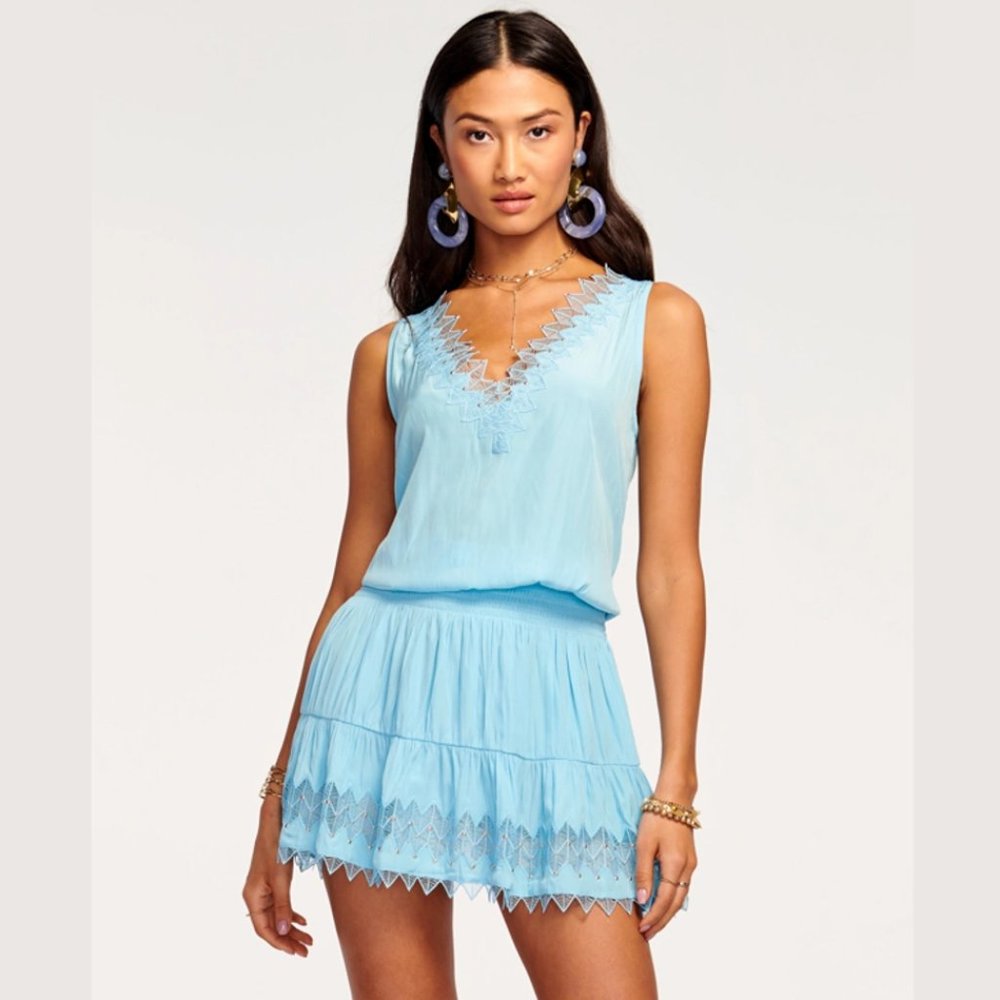 Ramy Brook Ocean V-Neck Dress